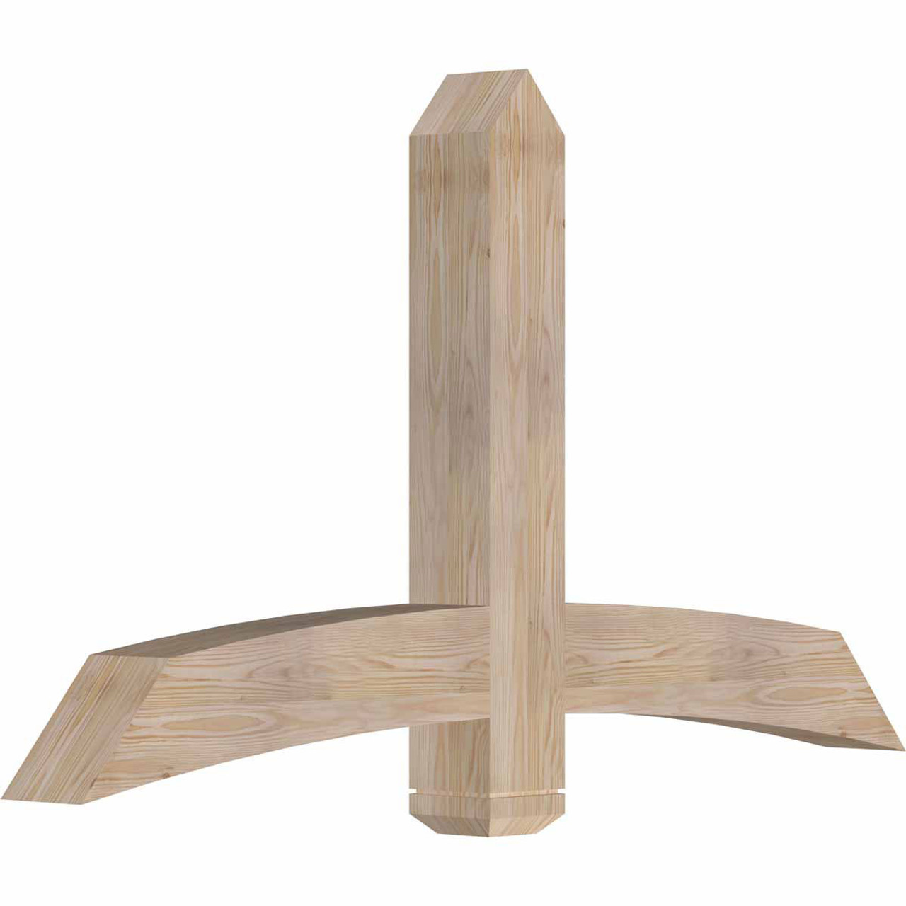 14/12 Pitch Bellingham Smooth Timber Gable Bracket GBW060X35X0606BEL00SDF