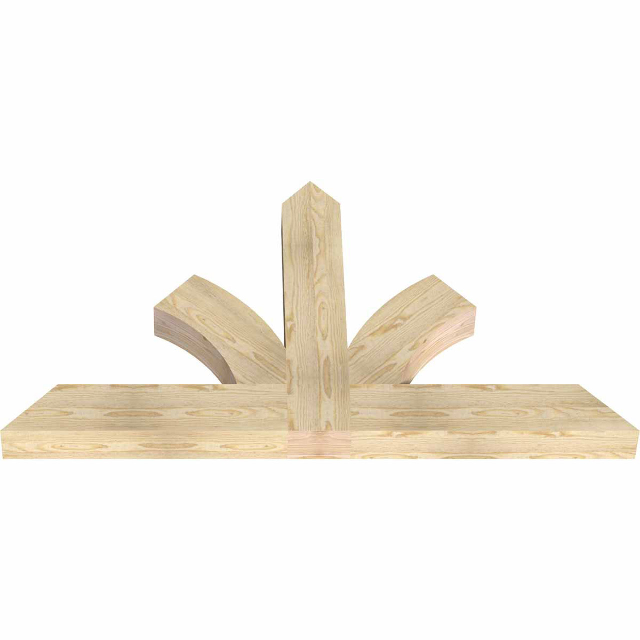 14/12 Pitch Richland Rough Sawn Timber Gable Bracket GBW060X35X0406RIC00RDF