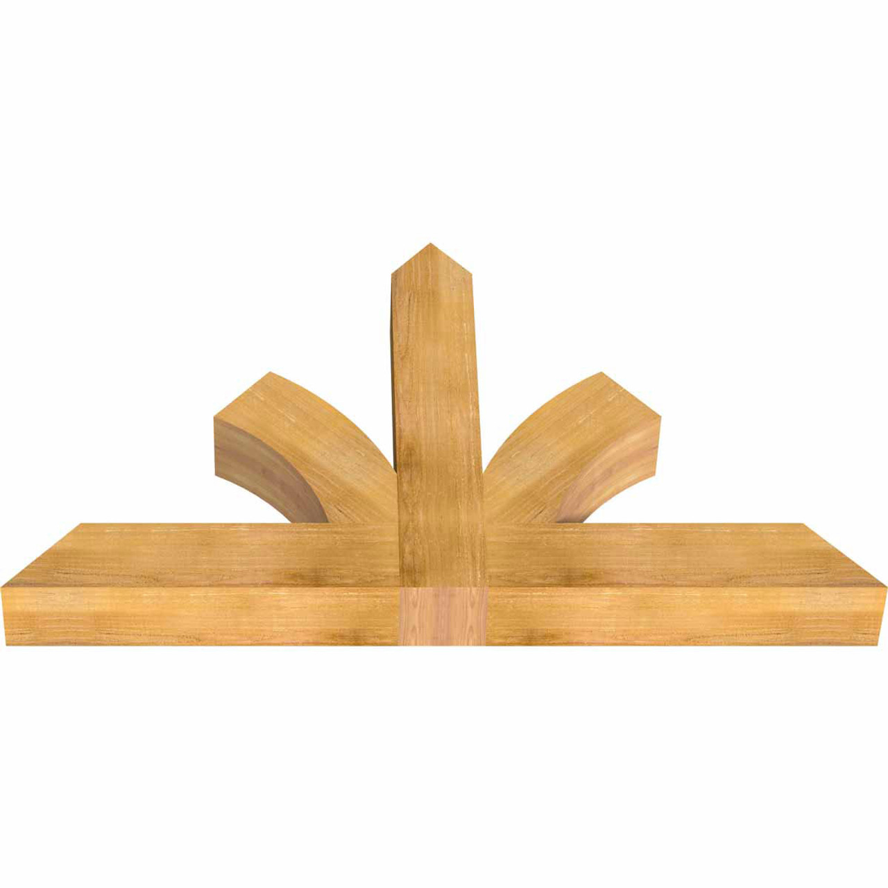 14/12 Pitch Richland Rough Sawn Timber Gable Bracket GBW060X35X0606RIC00RWR