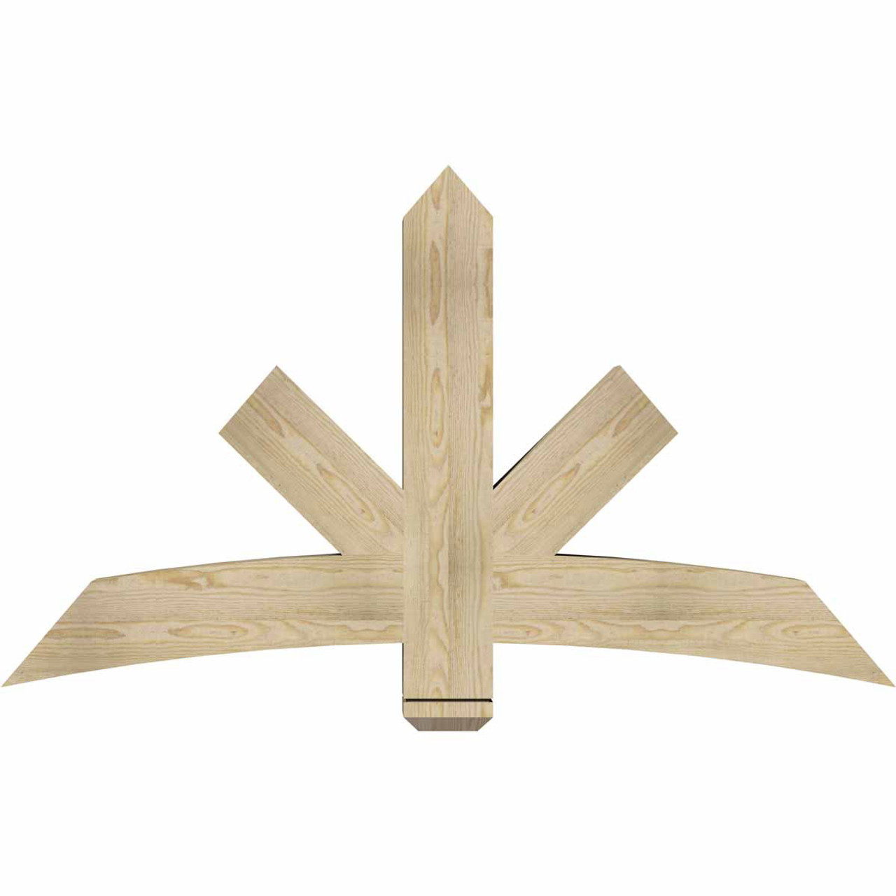 14/12 Pitch Alberta Rough Sawn Timber Gable Bracket GBW060X35X0606ALB00RDF