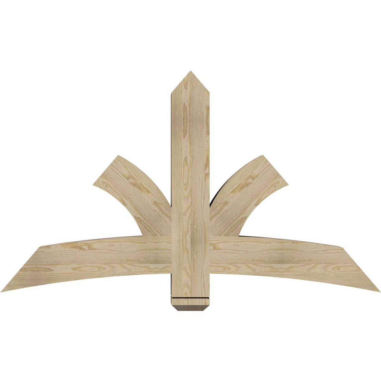 14/12 Pitch Davenport Rough Sawn Timber Gable Bracket GBW060X35X0606DAV00RDF