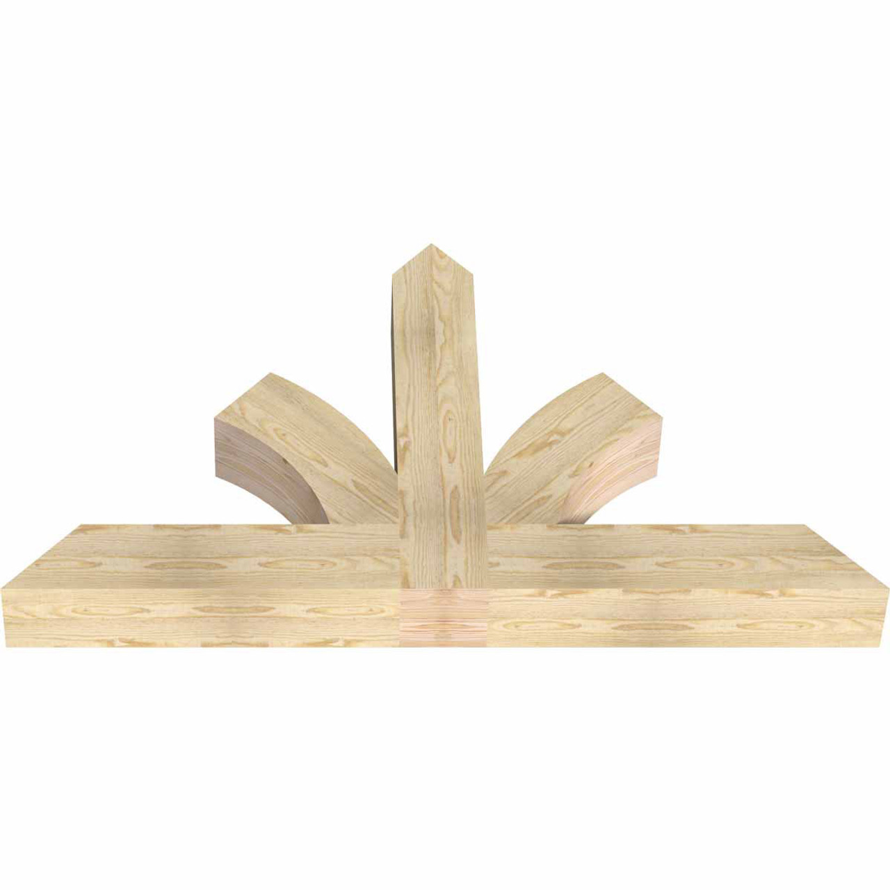 14/12 Pitch Richland Rough Sawn Timber Gable Bracket GBW060X35X0606RIC00RDF