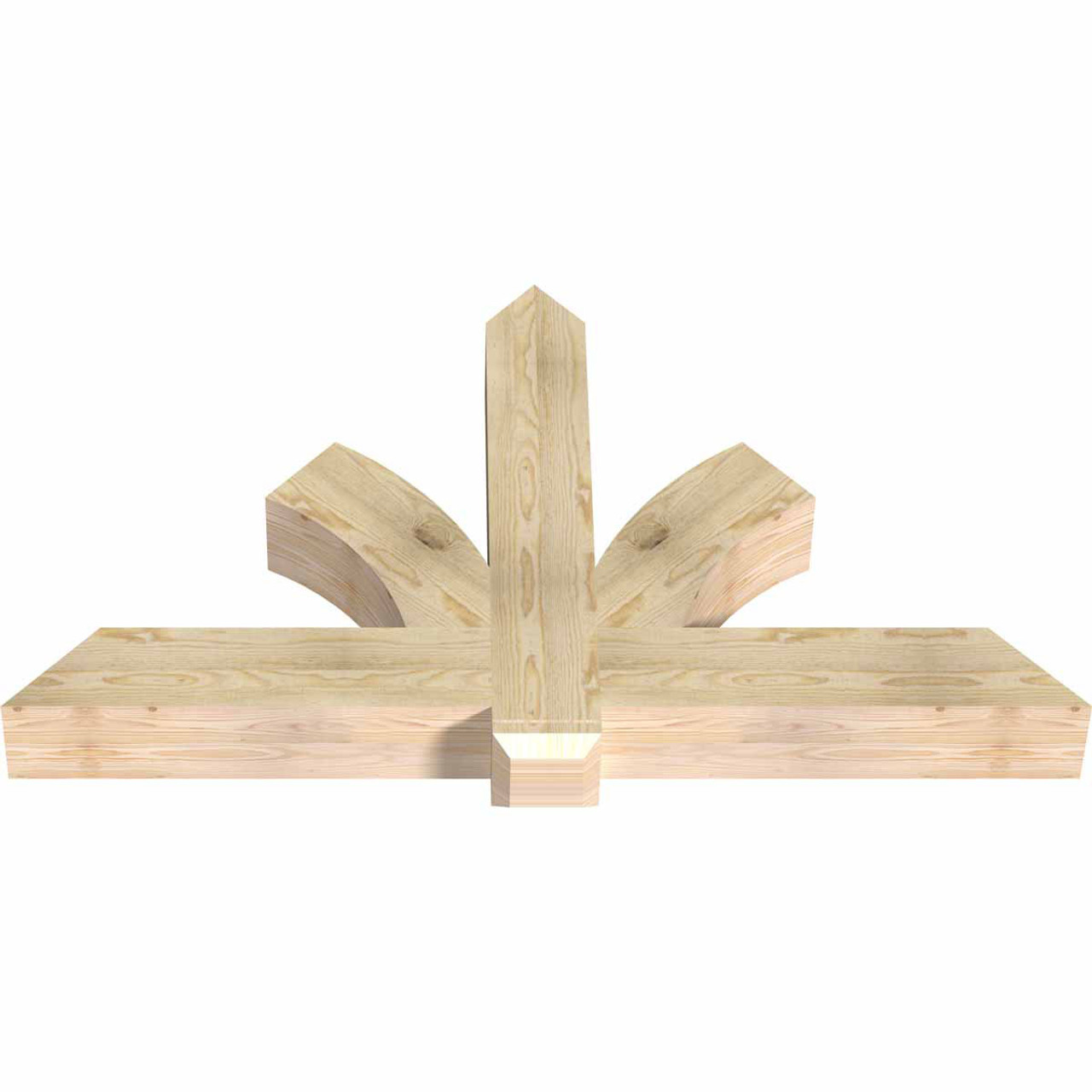 14/12 Pitch Redmond Rough Sawn Timber Gable Bracket GBW060X35X0606RED00RDF