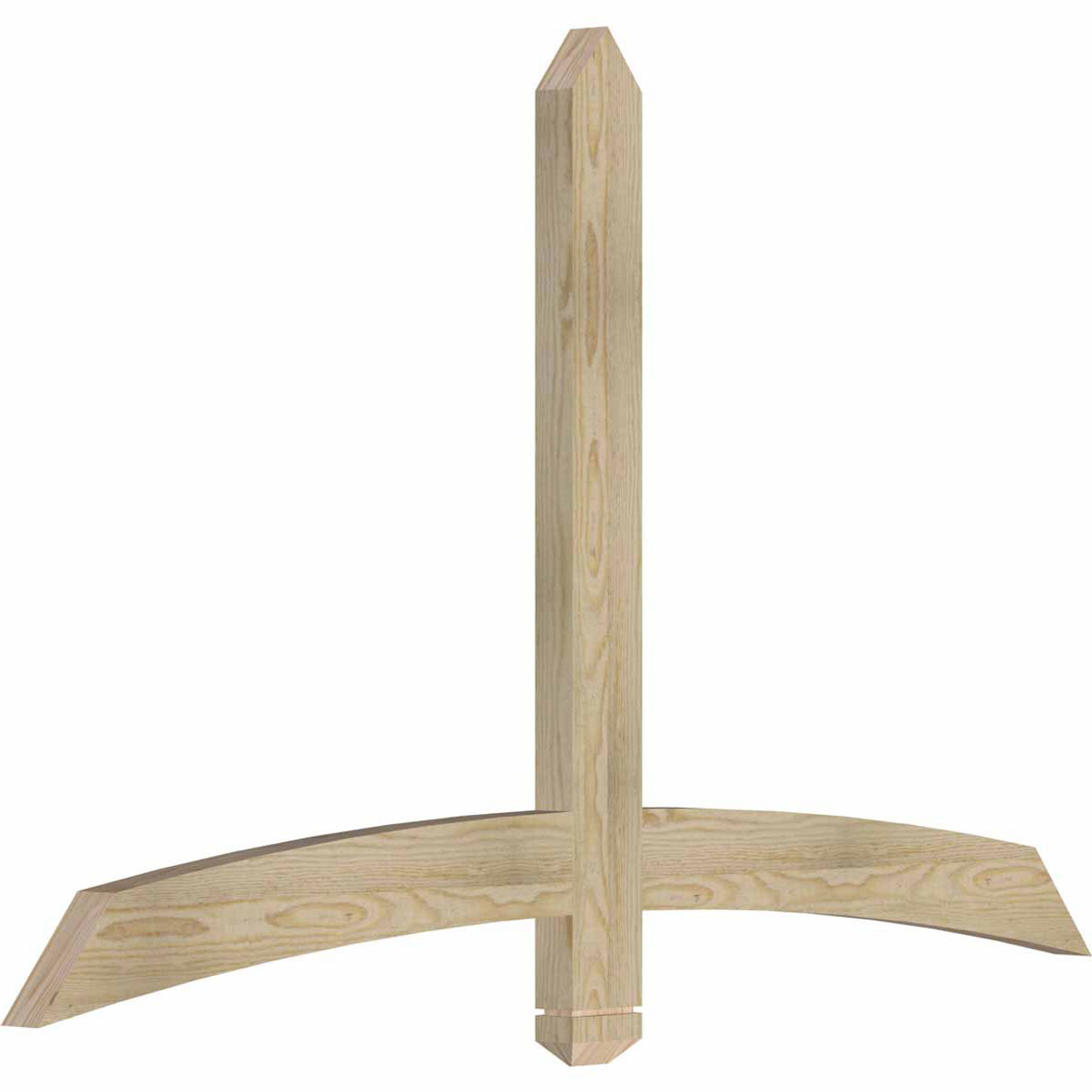 15/12 Pitch Bellingham Rough Sawn Timber Gable Bracket GBW060X38X0204BEL00RDF