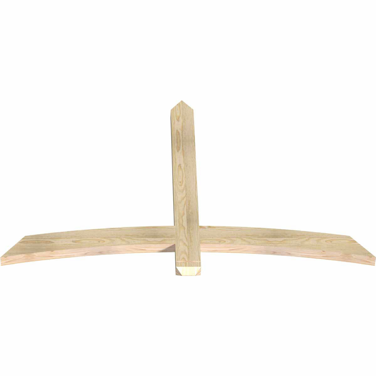 15/12 Pitch Bellingham Rough Sawn Timber Gable Bracket GBW060X38X0204BEL00RDF