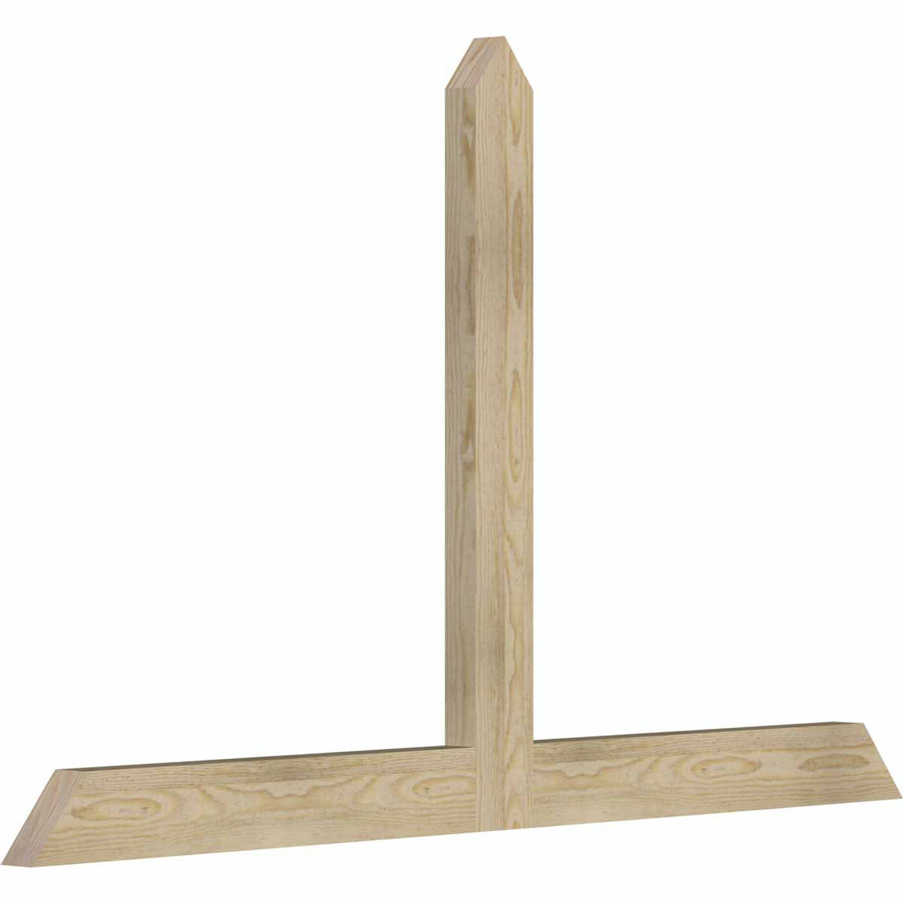 15/12 Pitch Portland Rough Sawn Timber Gable Bracket GBW060X38X0204POR00RDF