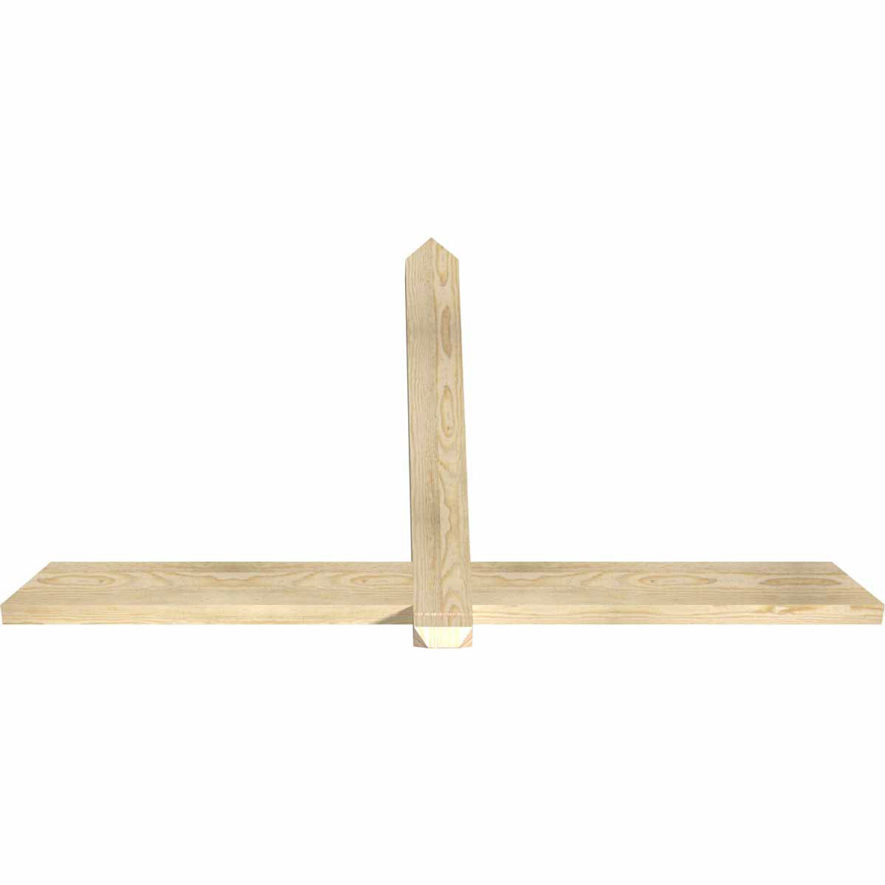 15/12 Pitch Eugene Rough Sawn Timber Gable Bracket GBW060X38X0204EUG00RDF