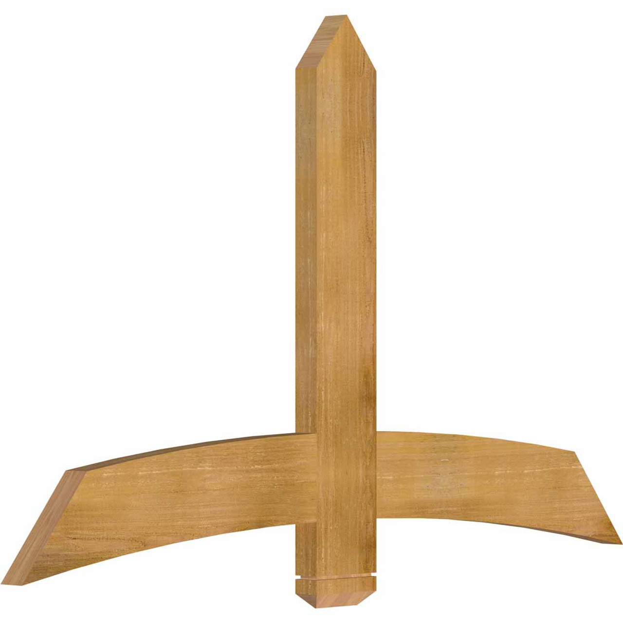 15/12 Pitch Bellingham Rough Sawn Timber Gable Bracket GBW060X38X0206BEL00RWR