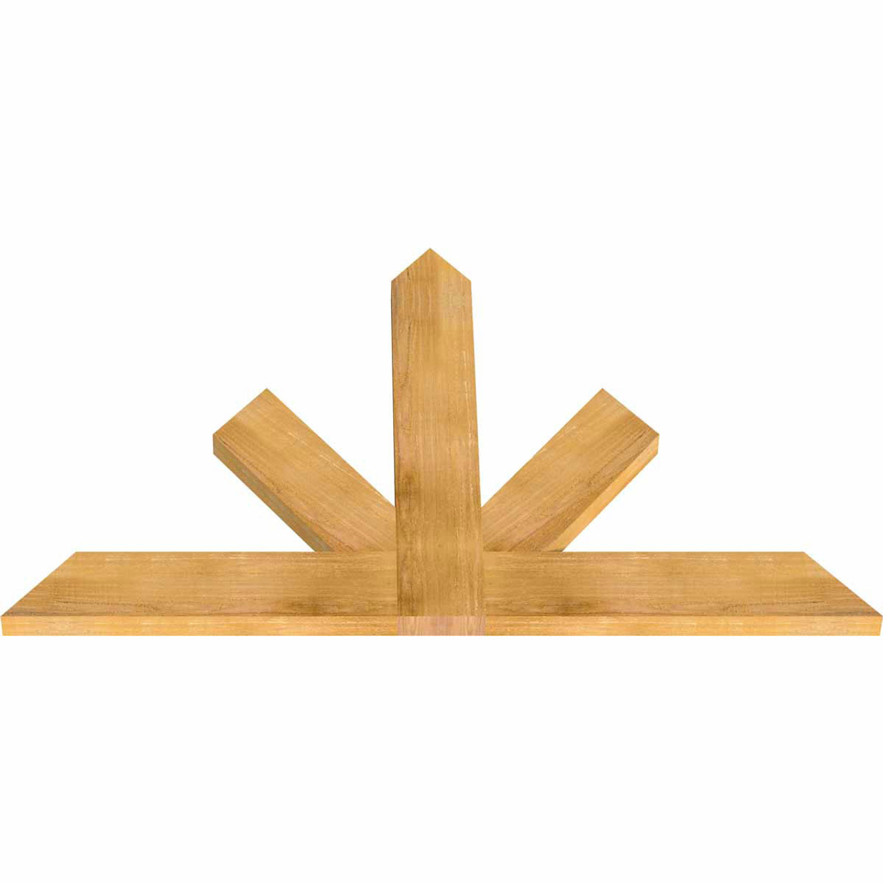 15/12 Pitch Saratoga Rough Sawn Timber Gable Bracket GBW060X38X0206SAR00RWR