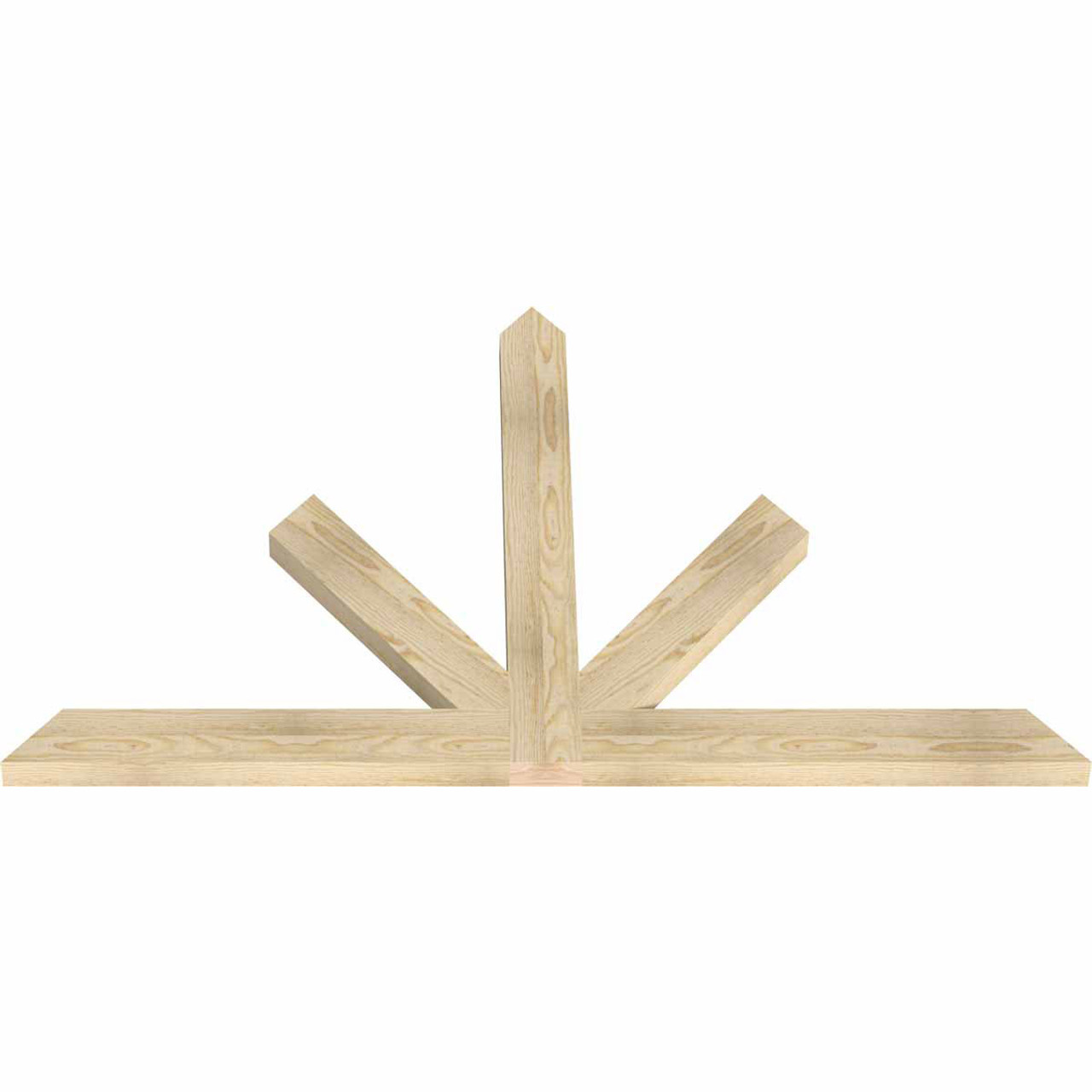 15/12 Pitch Saratoga Rough Sawn Timber Gable Bracket GBW060X38X0204SAR00RDF