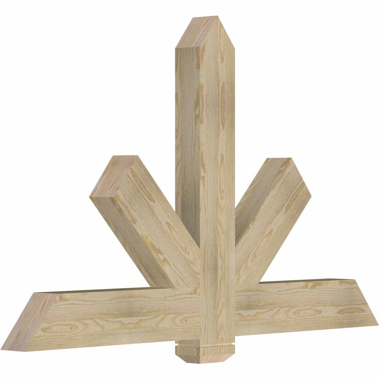 15/12 Pitch Kennewick Rough Sawn Timber Gable Bracket GBW060X38X0406KEN00RDF