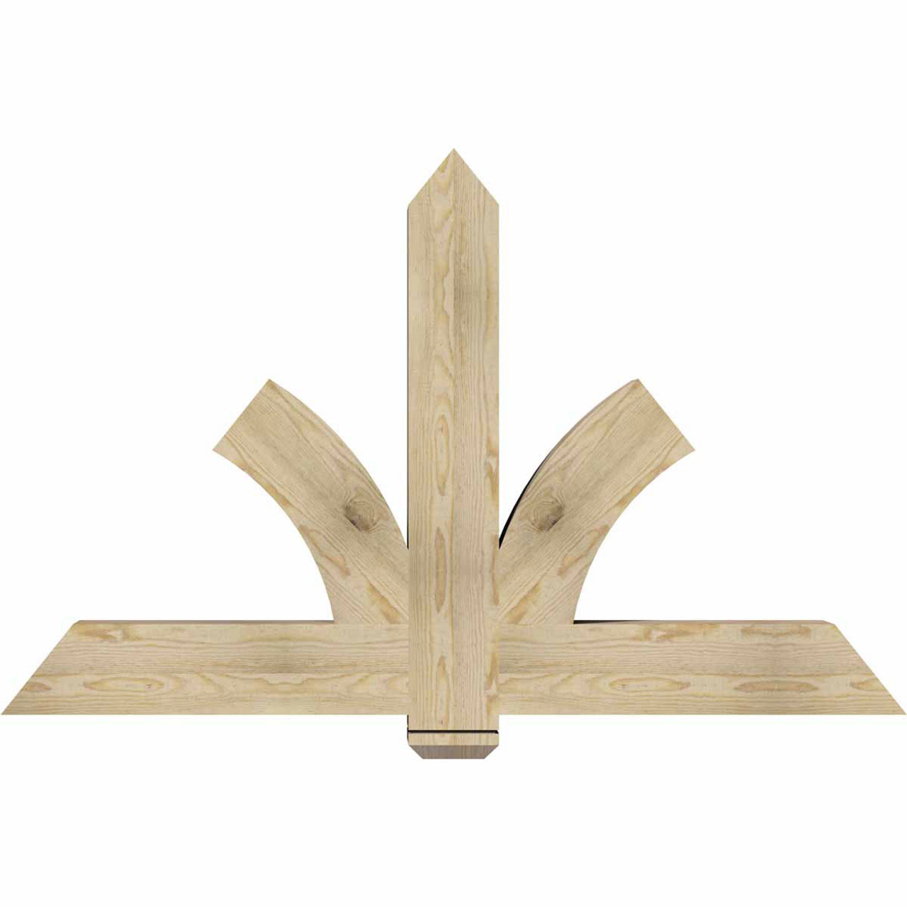 15/12 Pitch Redmond Rough Sawn Timber Gable Bracket GBW060X38X0606RED00RDF