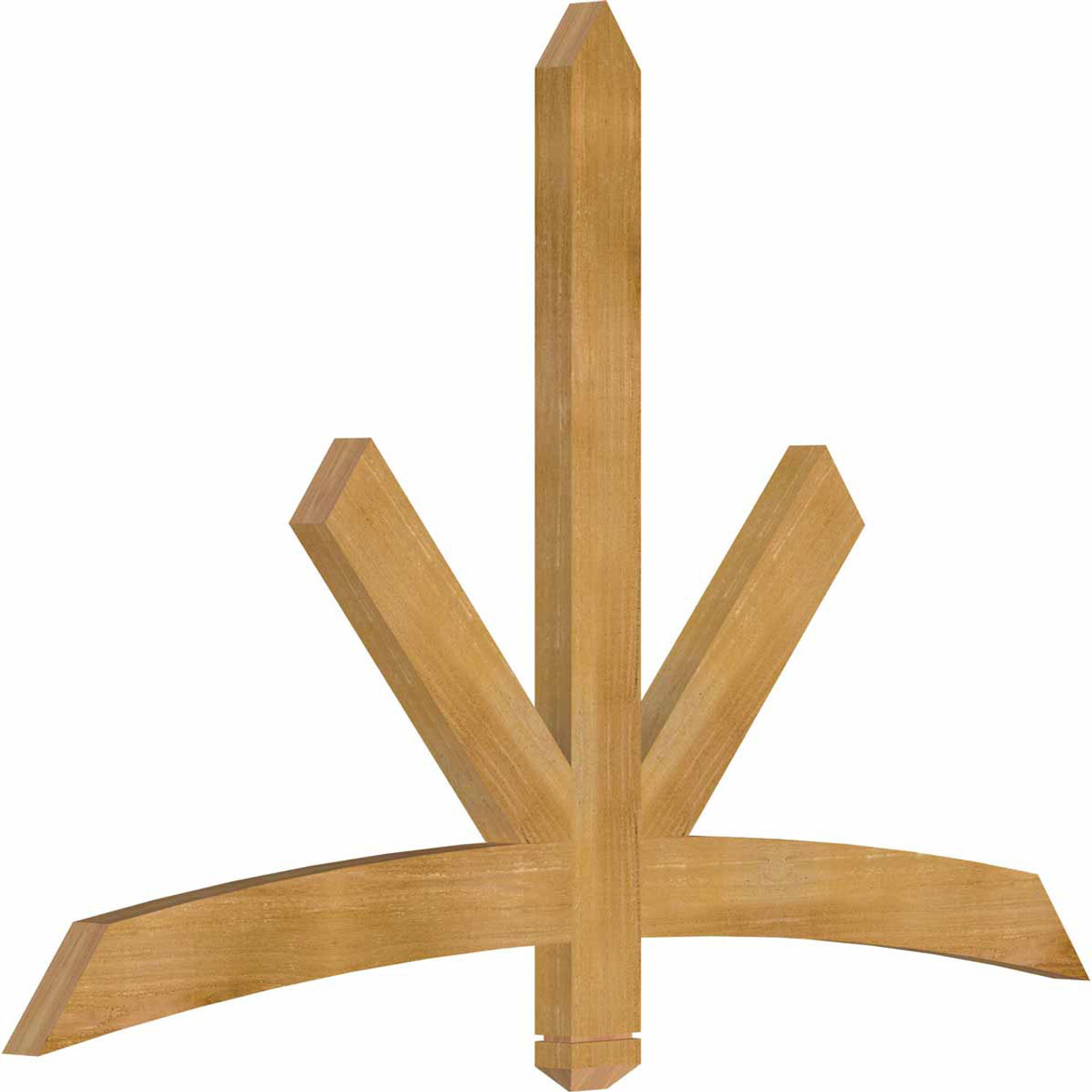 16/12 Pitch Alberta Rough Sawn Timber Gable Bracket GBW060X40X0204ALB00RWR