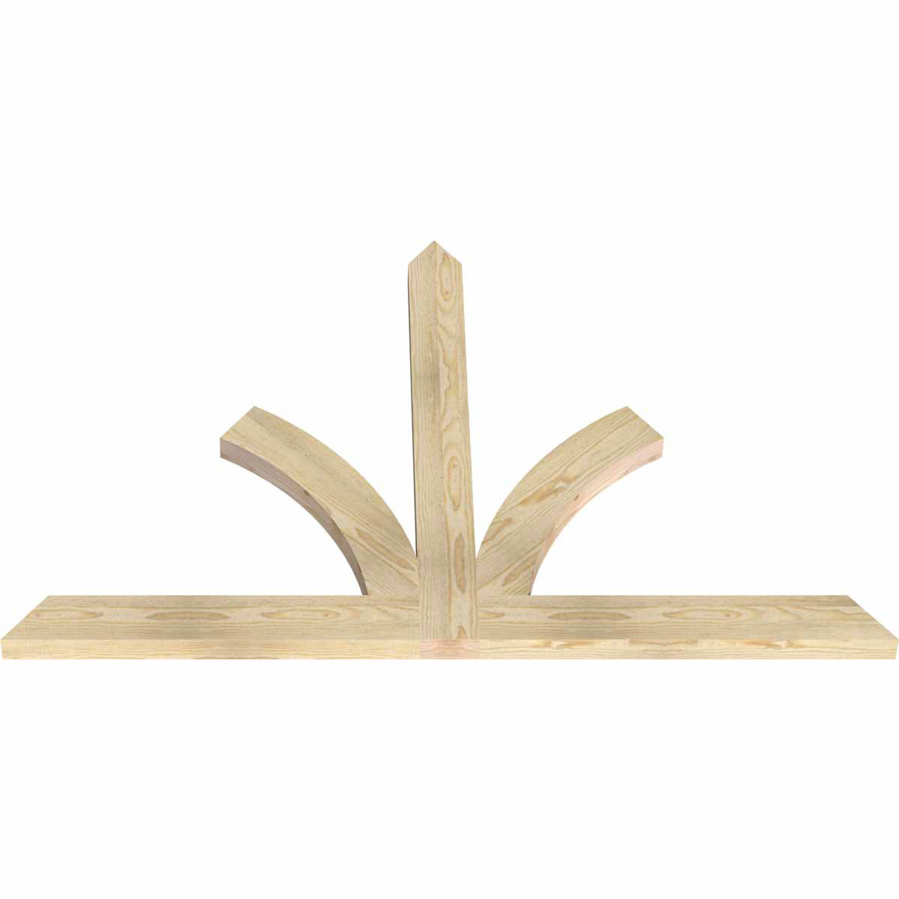 16/12 Pitch Richland Rough Sawn Timber Gable Bracket GBW060X40X0204RIC00RDF