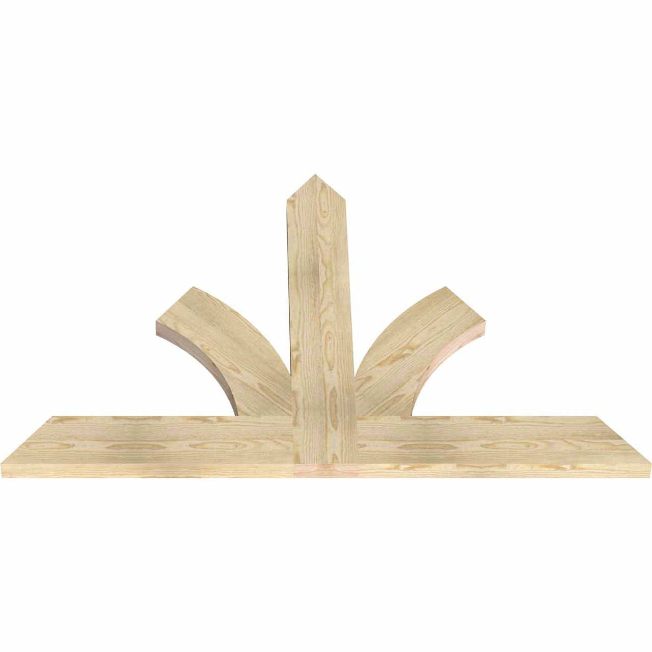 16/12 Pitch Richland Rough Sawn Timber Gable Bracket GBW060X40X0206RIC00RDF