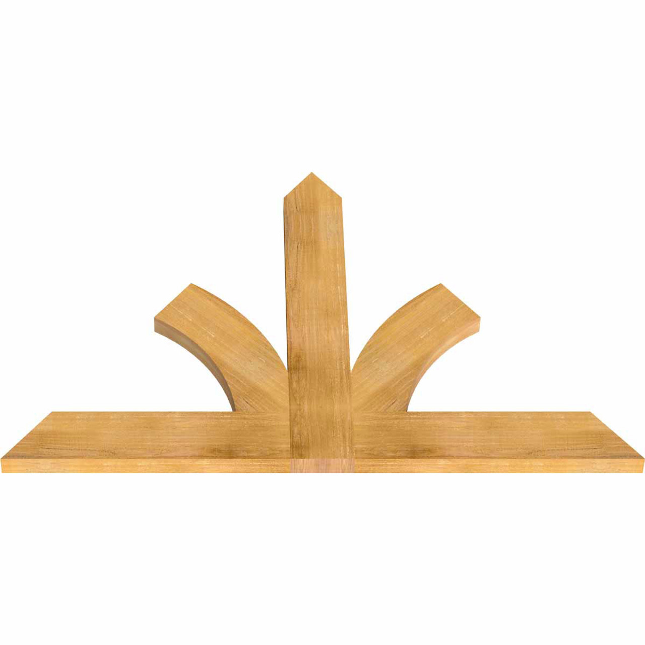 16/12 Pitch Richland Rough Sawn Timber Gable Bracket GBW060X40X0206RIC00RWR