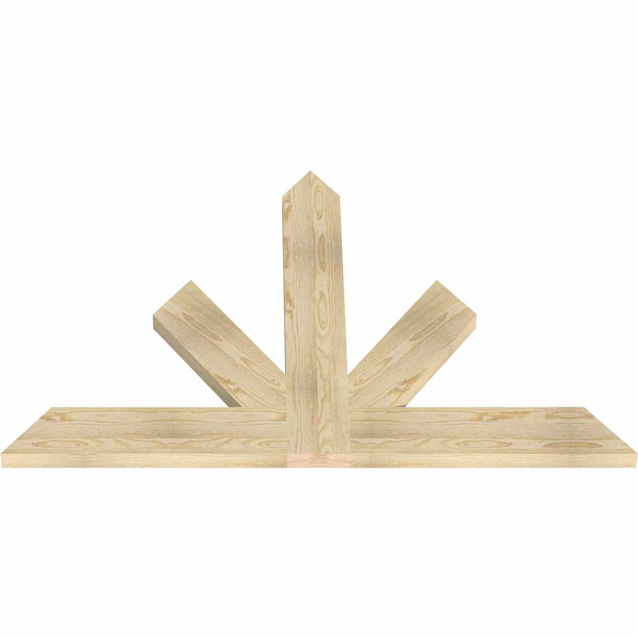 16/12 Pitch Saratoga Rough Sawn Timber Gable Bracket GBW060X40X0206SAR00RDF