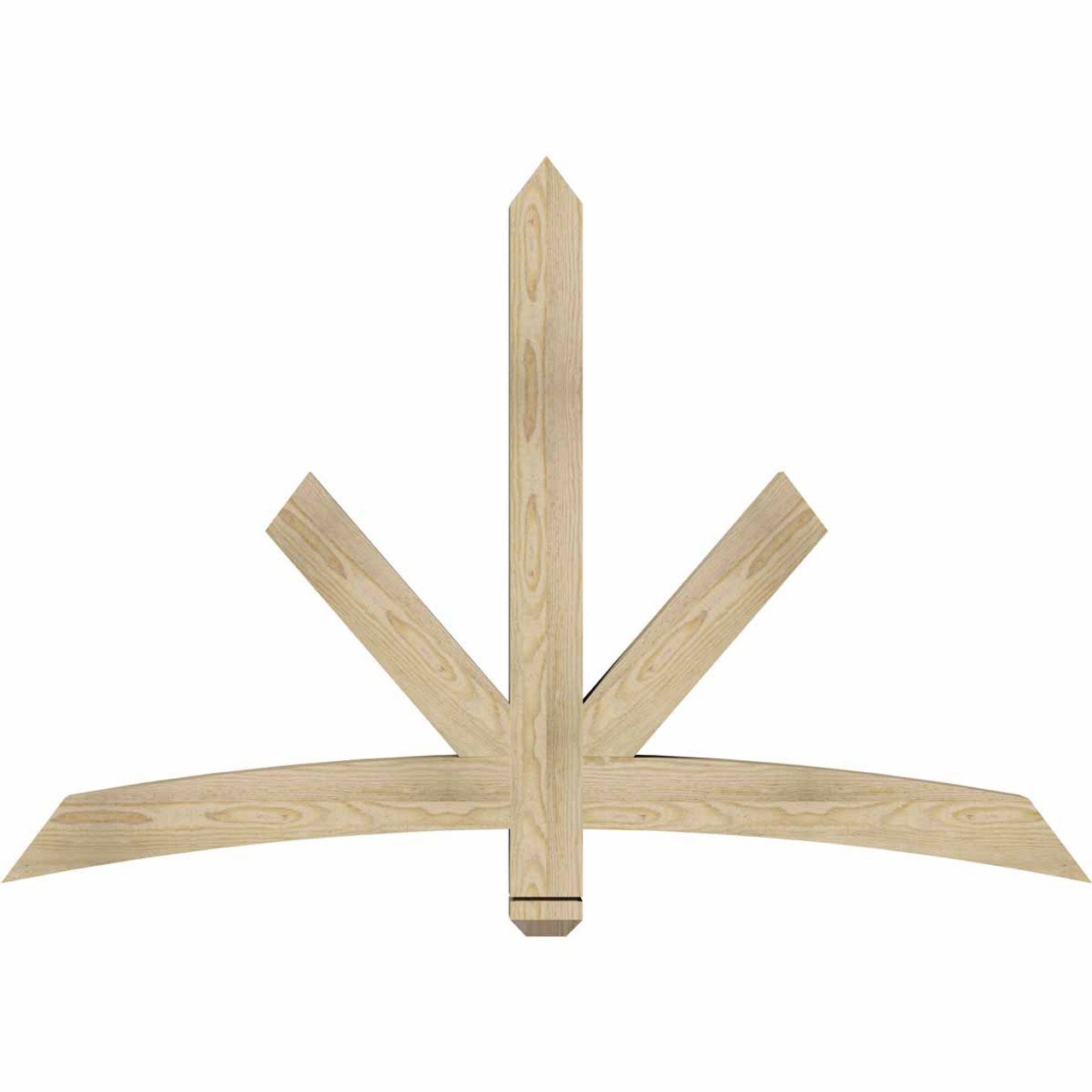 16/12 Pitch Alberta Rough Sawn Timber Gable Bracket GBW060X40X0404ALB00RDF