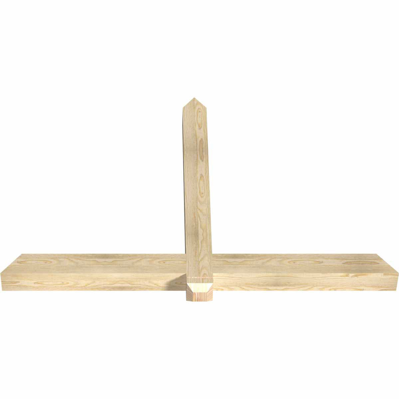 16/12 Pitch Eugene Rough Sawn Timber Gable Bracket GBW060X40X0404EUG00RDF