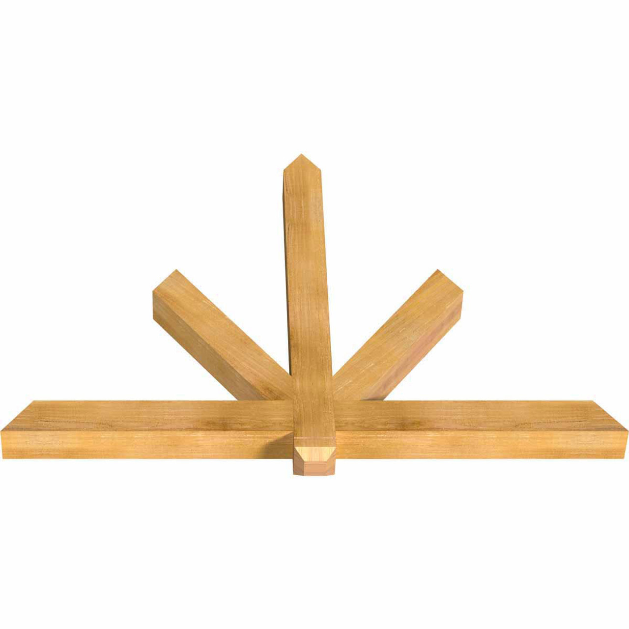 16/12 Pitch Kennewick Rough Sawn Timber Gable Bracket GBW060X40X0404KEN00RWR