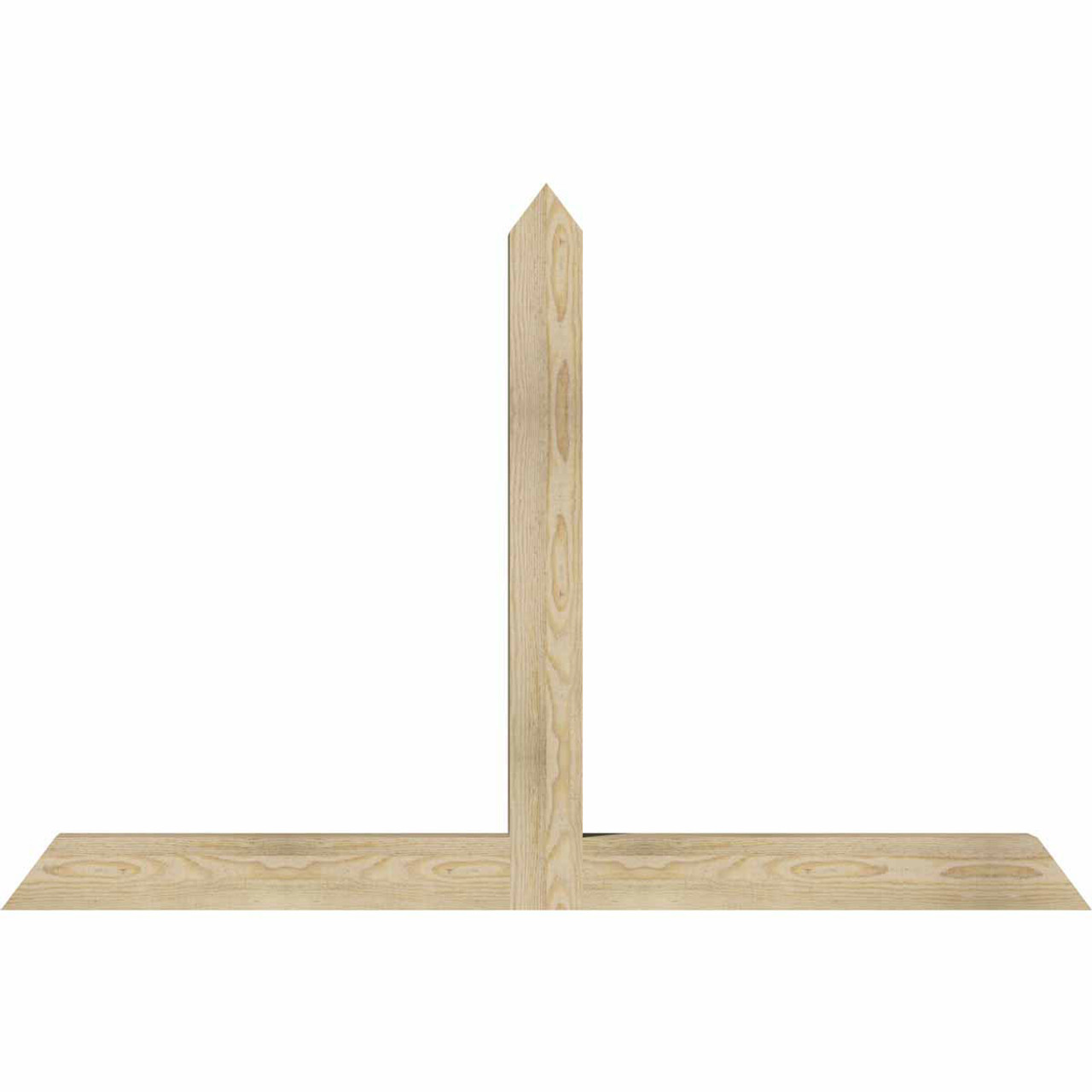 16/12 Pitch Portland Rough Sawn Timber Gable Bracket GBW060X40X0404POR00RDF