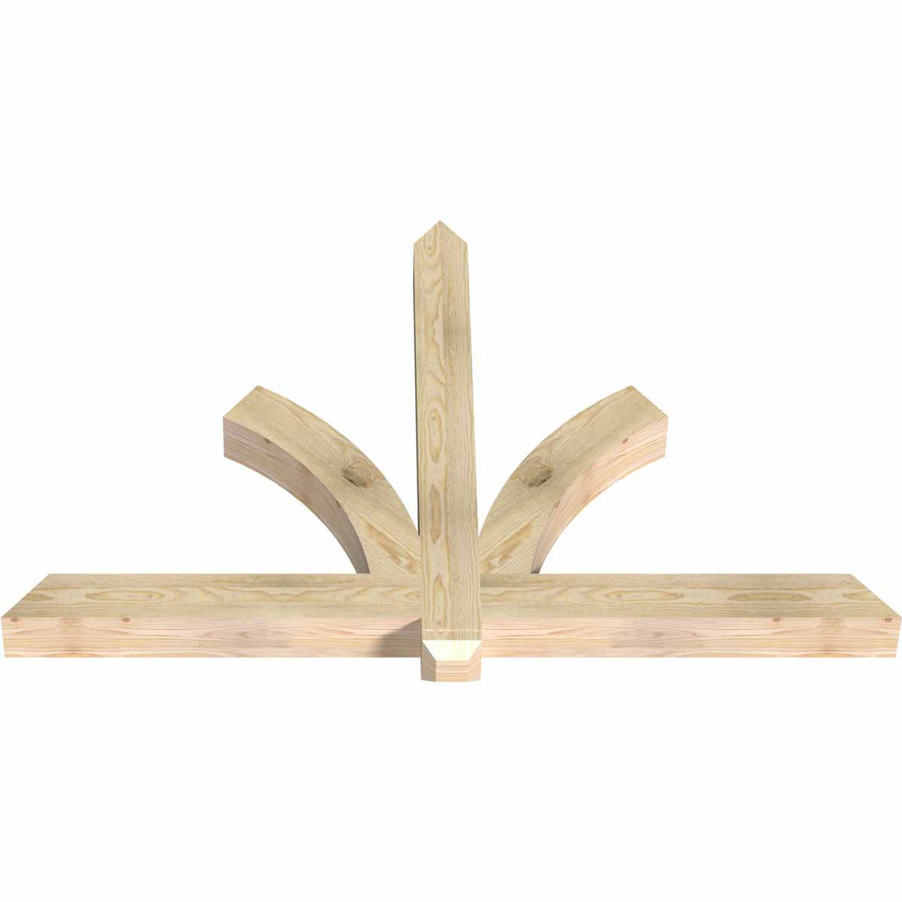 16/12 Pitch Redmond Rough Sawn Timber Gable Bracket GBW060X40X0404RED00RDF