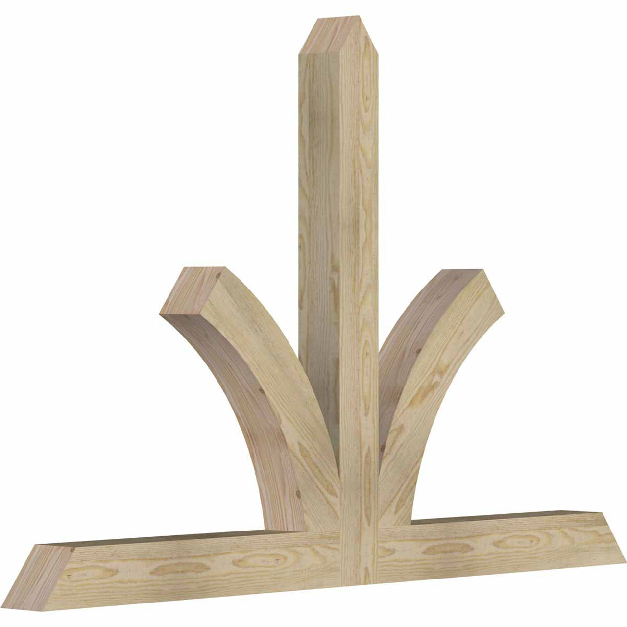 16/12 Pitch Richland Rough Sawn Timber Gable Bracket GBW060X40X0404RIC00RDF