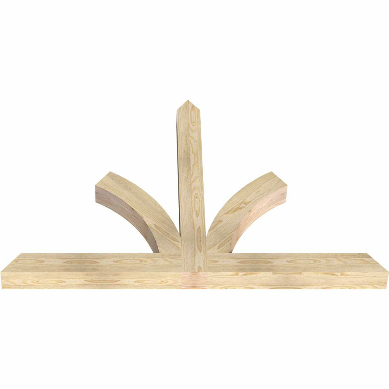 16/12 Pitch Richland Rough Sawn Timber Gable Bracket GBW060X40X0404RIC00RDF