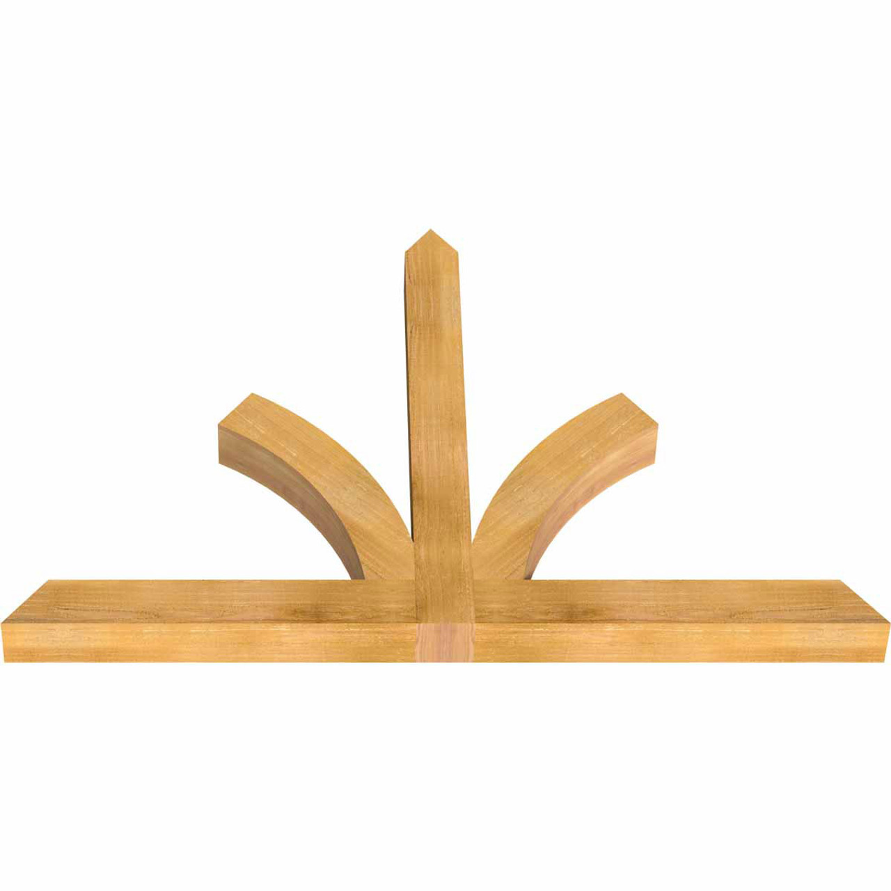 16/12 Pitch Richland Rough Sawn Timber Gable Bracket GBW060X40X0404RIC00RWR