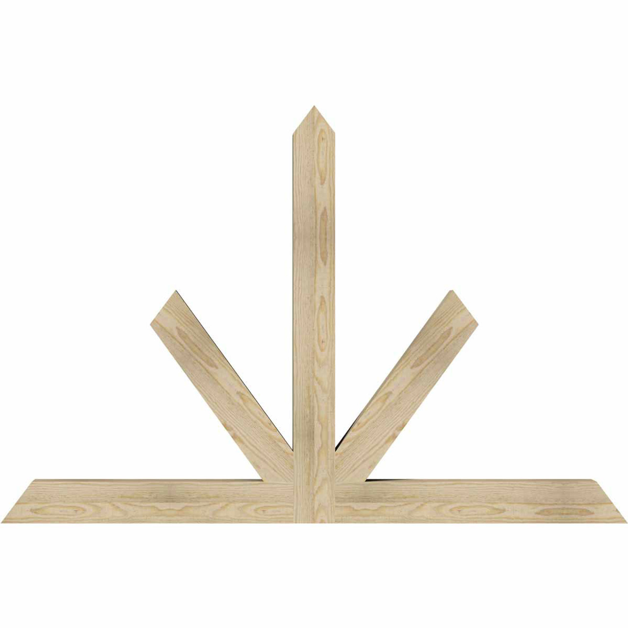 16/12 Pitch Saratoga Rough Sawn Timber Gable Bracket GBW060X40X0404SAR00RDF