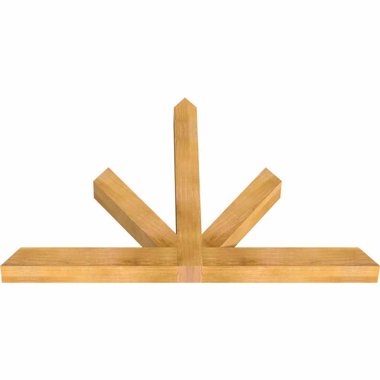 16/12 Pitch Saratoga Rough Sawn Timber Gable Bracket GBW060X40X0404SAR00RWR