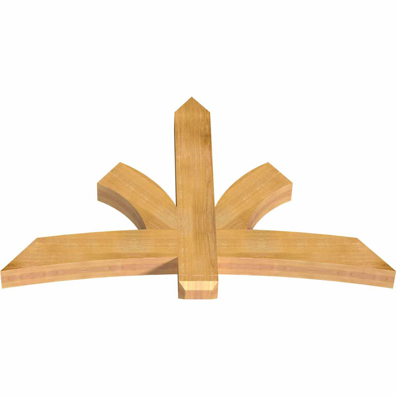 16/12 Pitch Davenport Rough Sawn Timber Gable Bracket GBW060X40X0406DAV00RWR