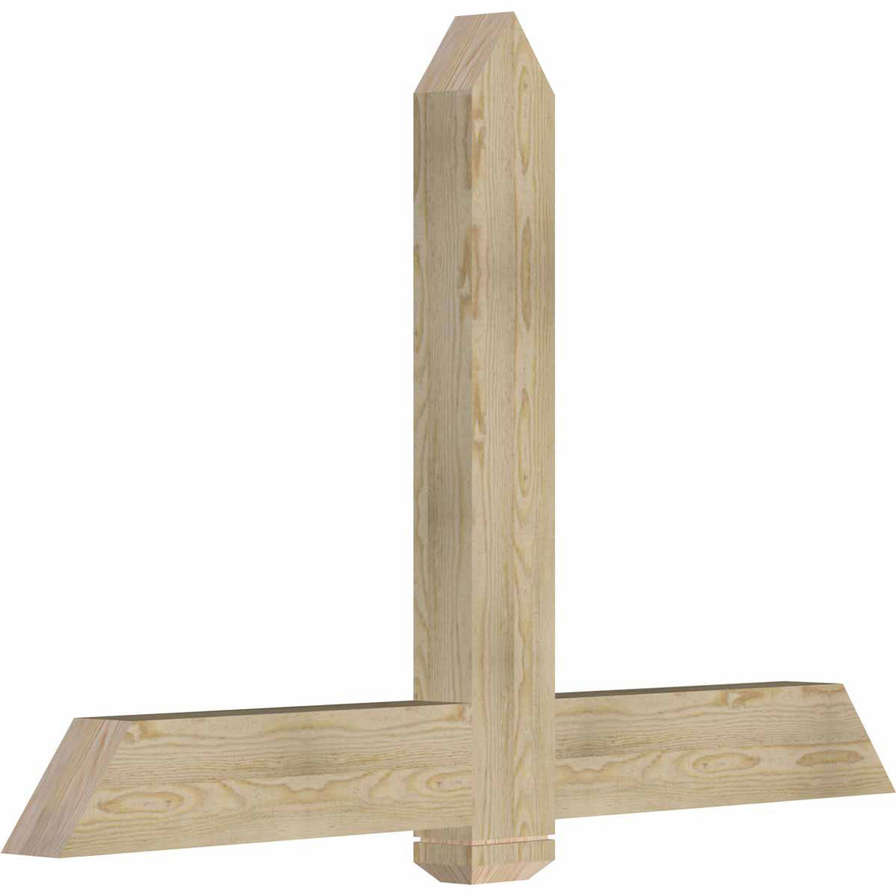 16/12 Pitch Eugene Rough Sawn Timber Gable Bracket GBW060X40X0406EUG00RDF