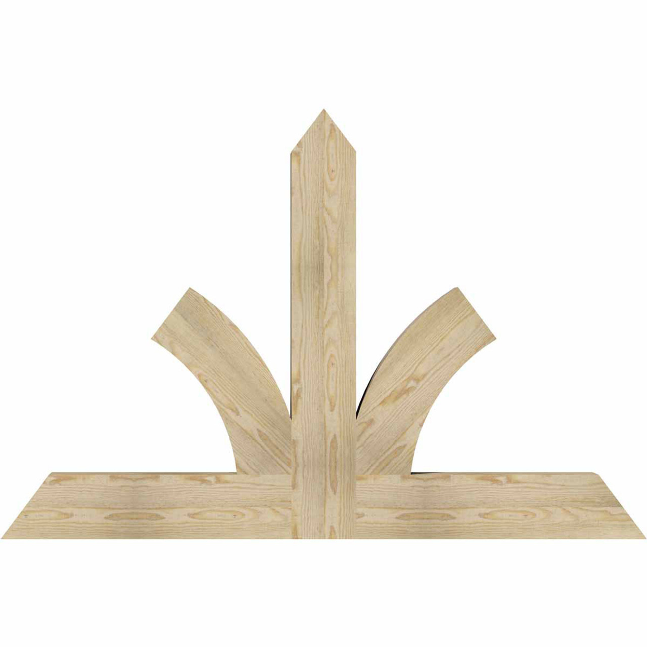 16/12 Pitch Richland Rough Sawn Timber Gable Bracket GBW060X40X0406RIC00RDF