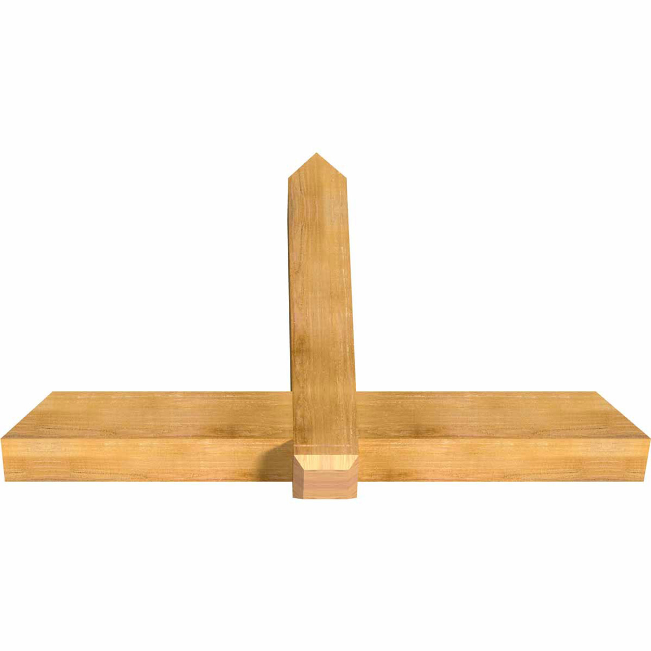 16/12 Pitch Eugene Rough Sawn Timber Gable Bracket GBW060X40X0606EUG00RWR