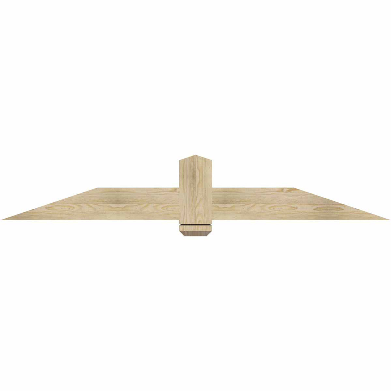 4/12 Pitch Eugene Rough Sawn Timber Gable Bracket GBW072X12X0206EUG00RDF