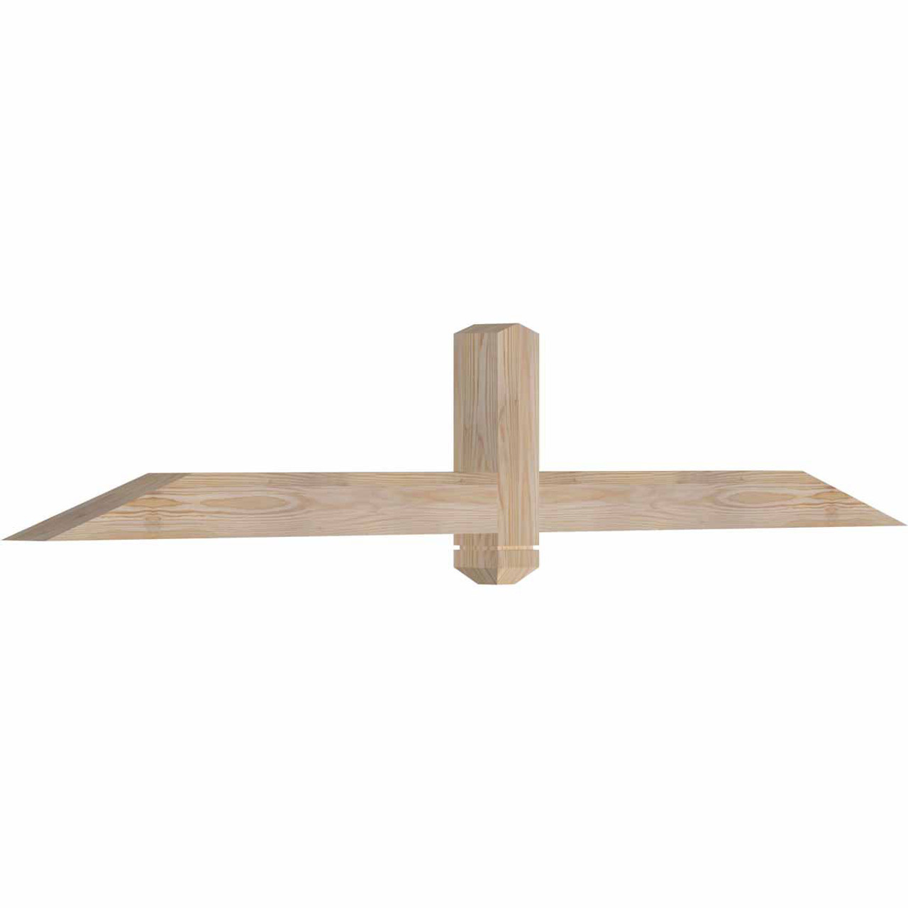 4/12 Pitch Eugene Smooth Timber Gable Bracket GBW072X12X0404EUG00SDF