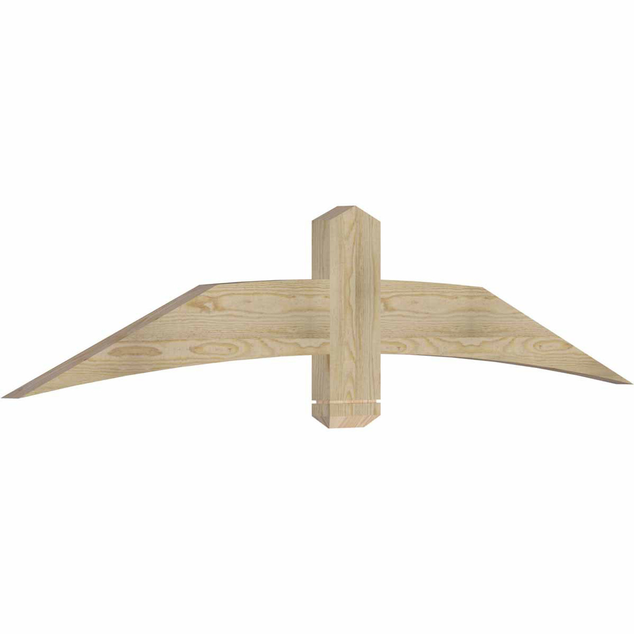 5/12 Pitch Bellingham Rough Sawn Timber Gable Bracket GBW072X15X0206BEL00RDF