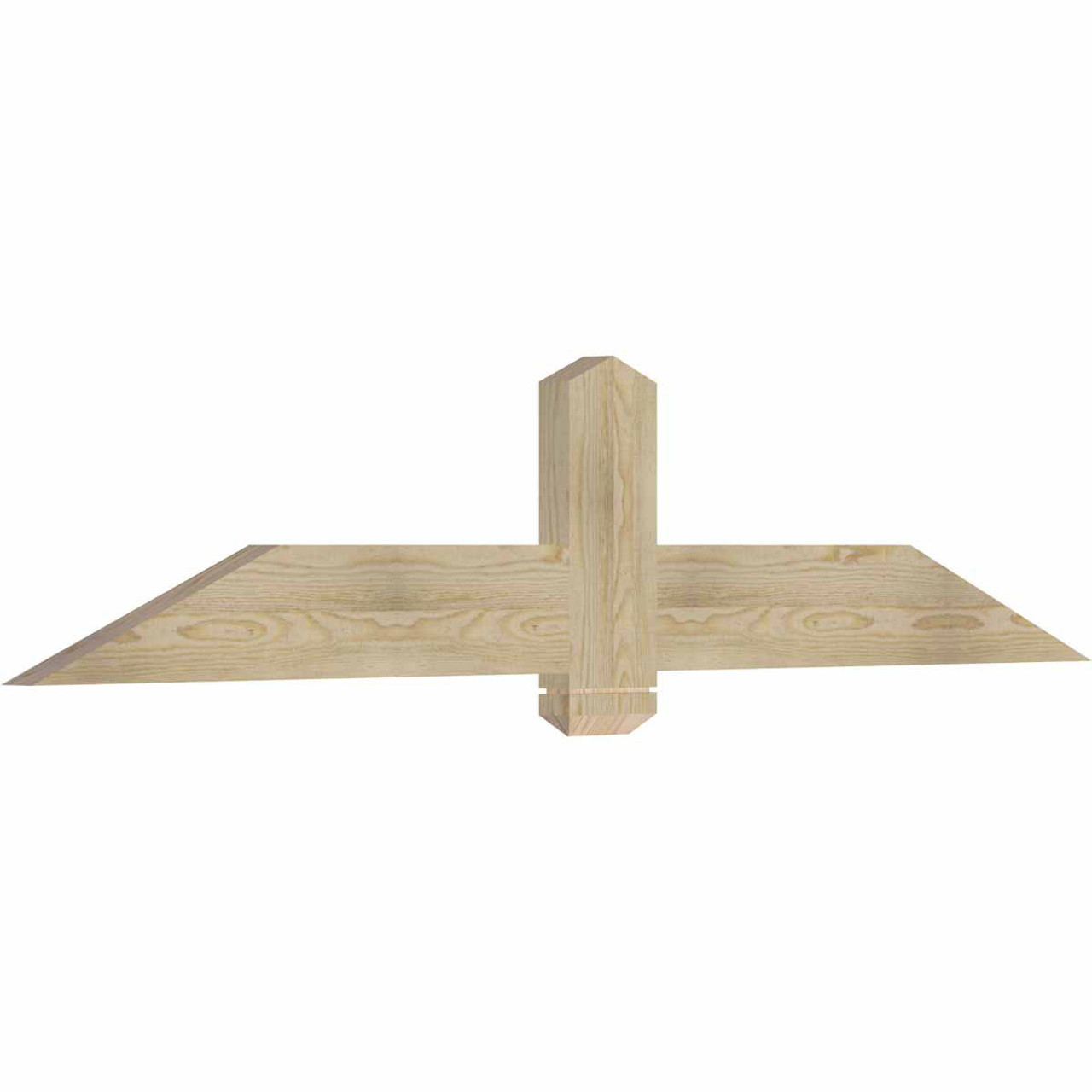 5/12 Pitch Eugene Rough Sawn Timber Gable Bracket GBW072X15X0206EUG00RDF