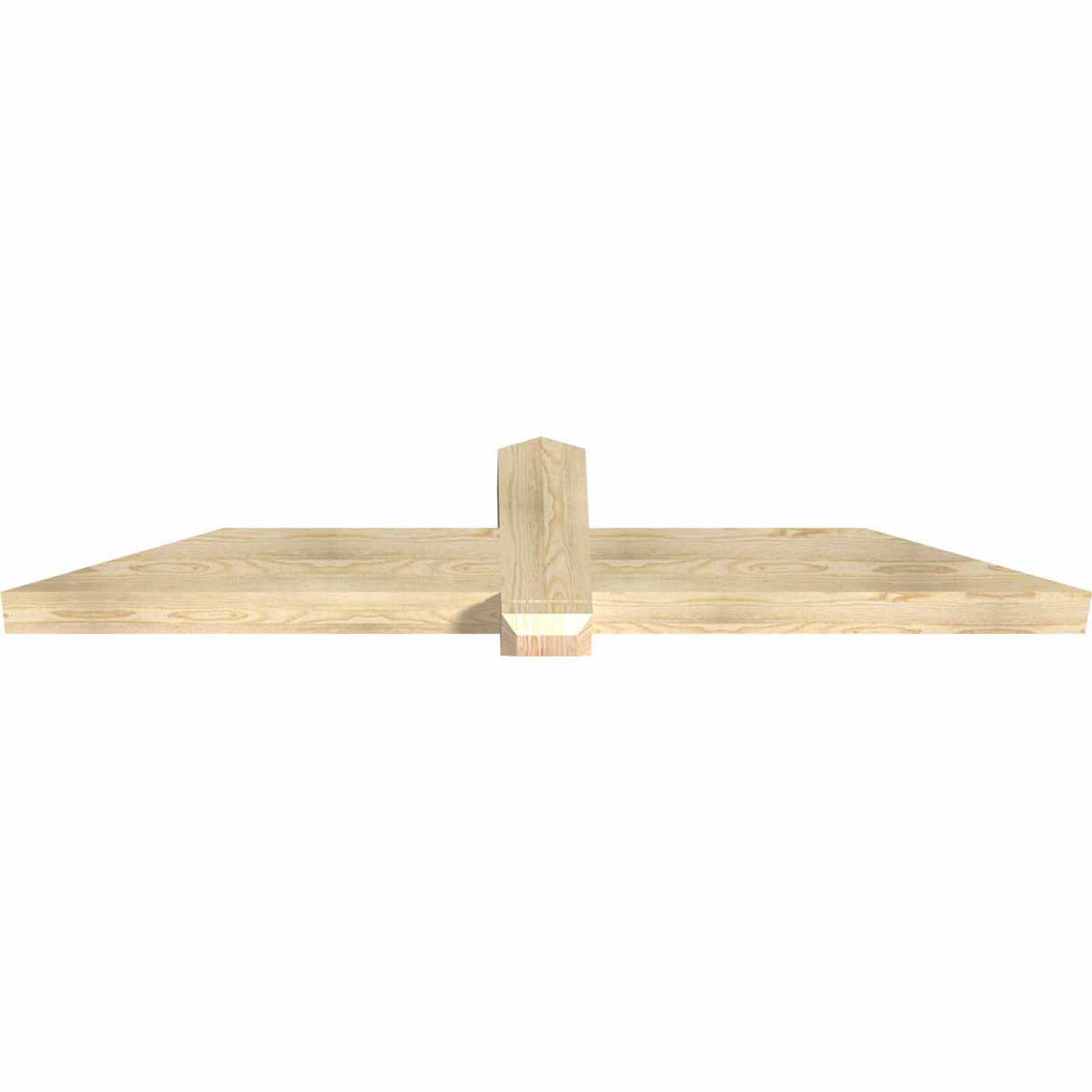 5/12 Pitch Eugene Rough Sawn Timber Gable Bracket GBW072X15X0406EUG00RDF