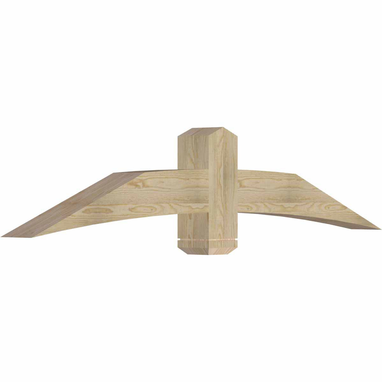 5/12 Pitch Bellingham Rough Sawn Timber Gable Bracket GBW072X15X0606BEL00RDF