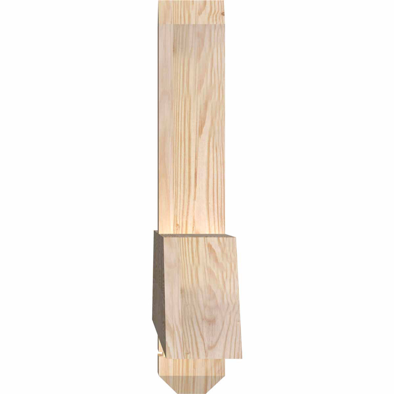 6/12 Pitch Eugene Smooth Timber Gable Bracket GBW072X18X0406EUG00SDF