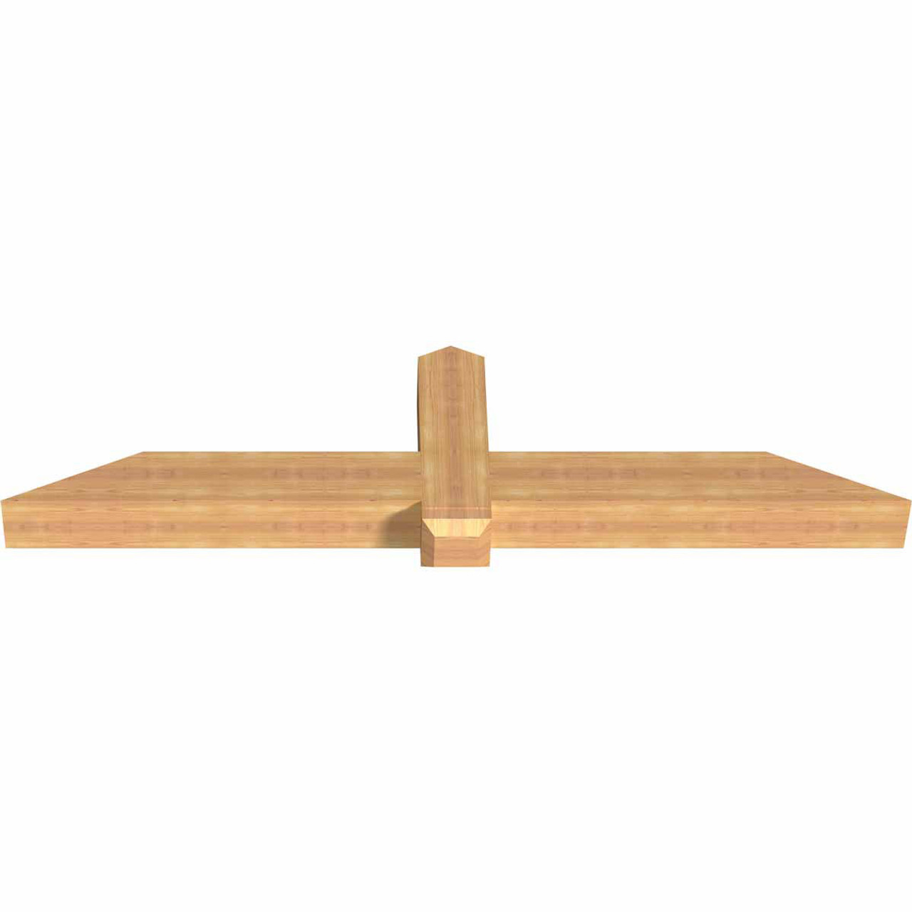 6/12 Pitch Eugene Smooth Timber Gable Bracket GBW072X18X0606EUG00SWR