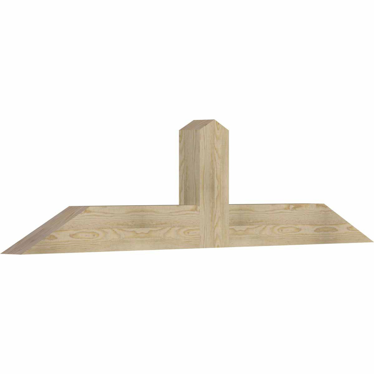 6/12 Pitch Portland Rough Sawn Timber Gable Bracket GBW072X18X0406POR00RDF