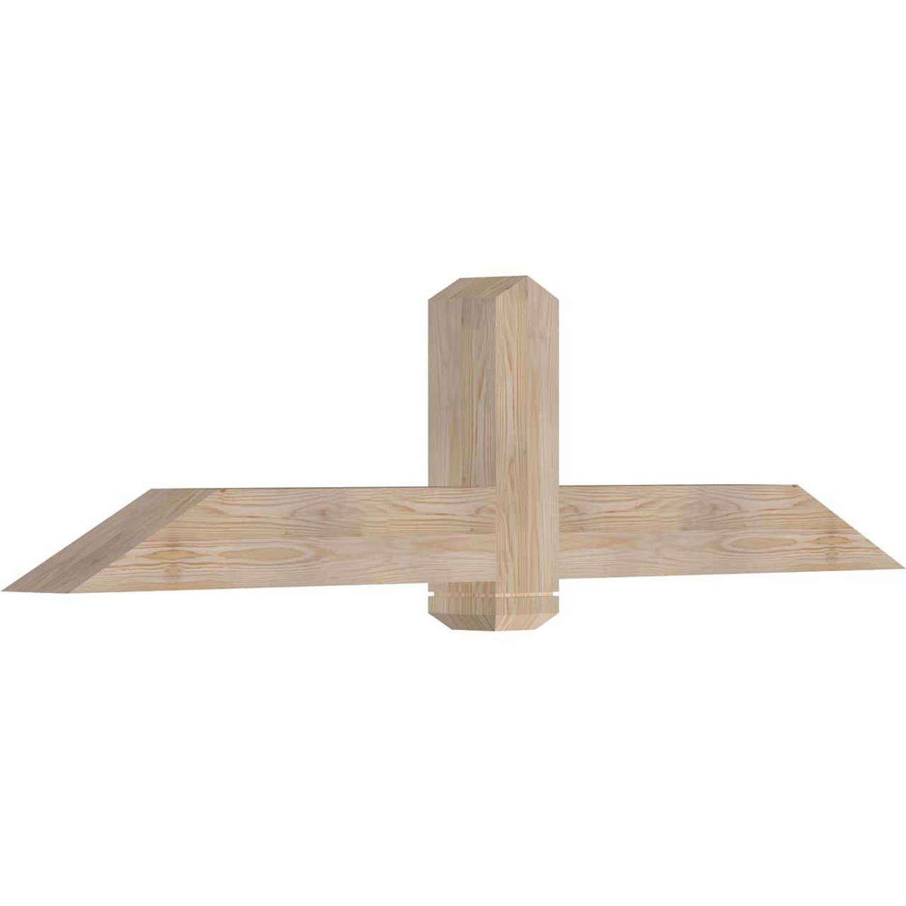 6/12 Pitch Eugene Smooth Timber Gable Bracket GBW072X18X0606EUG00SDF