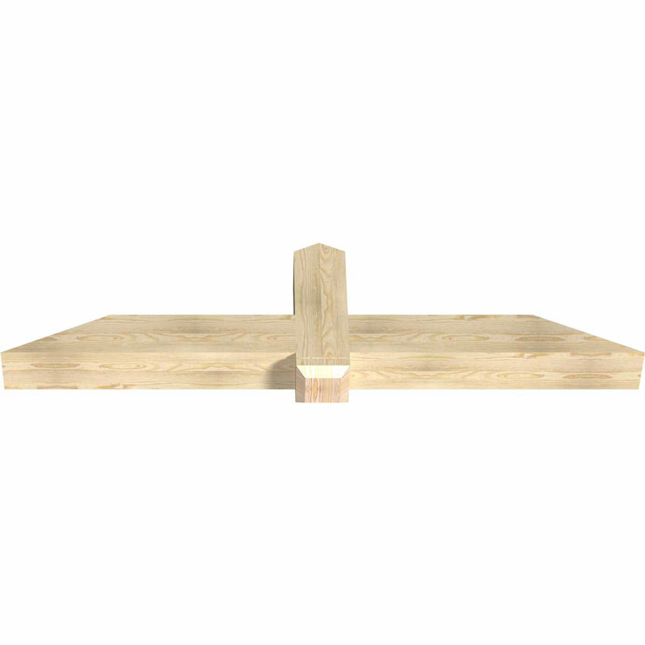 6/12 Pitch Eugene Rough Sawn Timber Gable Bracket GBW072X18X0606EUG00RDF