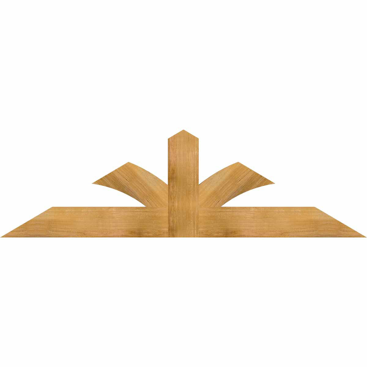 7/12 Pitch Richland Rough Sawn Timber Gable Bracket GBW072X21X0206RIC00RWR