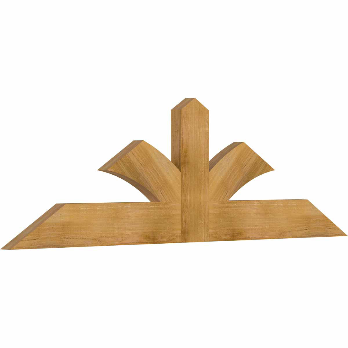 7/12 Pitch Richland Rough Sawn Timber Gable Bracket GBW072X21X0206RIC00RWR