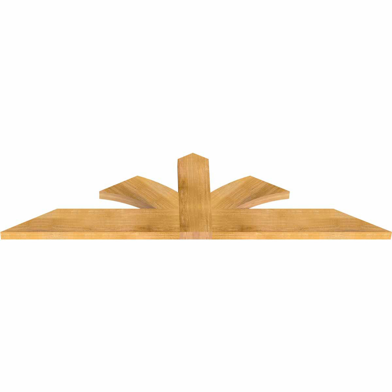 7/12 Pitch Richland Rough Sawn Timber Gable Bracket GBW072X21X0206RIC00RWR