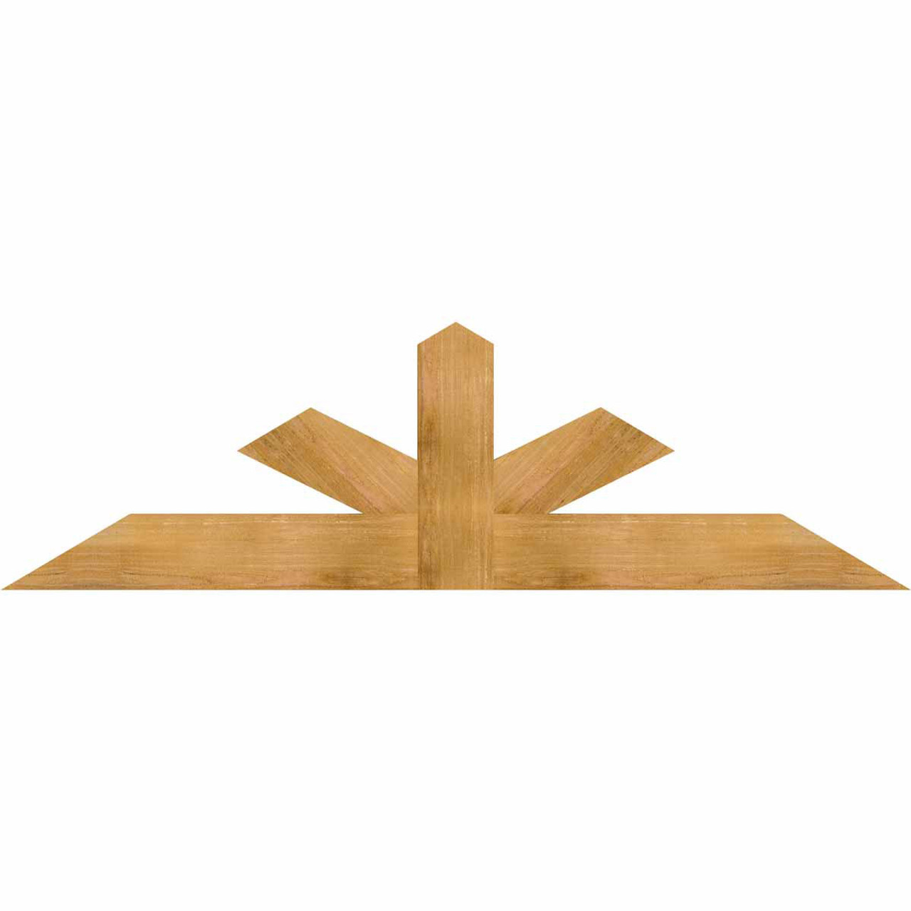 7/12 Pitch Saratoga Rough Sawn Timber Gable Bracket GBW072X21X0206SAR00RWR